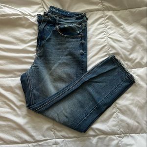american eagle comfort waistband mom jean